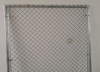 গ্যালভানাইজড স্টিল চেইন লিংক জাল বেড়া তারেক 60x60 মিমি হোল আকারের সাথে