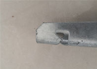 চেইন লিংক সুরক্ষা বেড়া জন্য 3 স্ট্র্যান্ড 45 ° ইস্পাত কাঁটাযুক্ত তারের এক্সটেনশন আর্ম