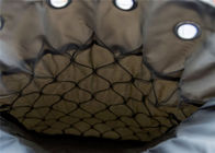 অ্যান্টি চুরি স্টেইনলেস স্টিল জাল ব্যাগ, ধূসর রঙের তারের দড়ি জাল ব্যাগ