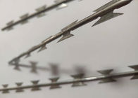 প্রিজন ওয়েল্ডিং জালের জন্য স্ট্রেইট লাইন বিটিও -10 স্টেইনলেস স্টিল রেজার তারের