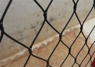 এসএস 304 শিশু খেলার মাঠ 50 মি দৈর্ঘ্যের ইস্পাত দড়ি জাল ডায়মন্ড হোল আকারযুক্ত